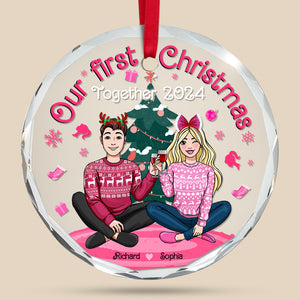 Personalized Gifts For Couple Christmas Ornament 03XQQN021024HH - Ornament - GoDuckee