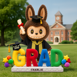 Graduation Doll Acrylic Plaque - Personalized Gifts For Graduate 02napu190625 - Shaped Plaques - GoDuckee