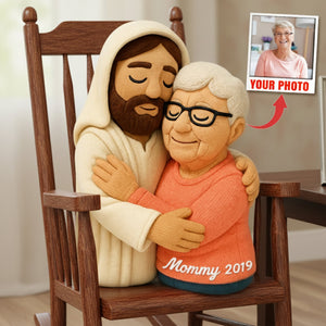 Jesus Heaven Pillow - Custom Photo Gifts For Memorial Christian Pillow 09HULU081225 - Pillow - GoDuckee