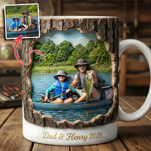 Fishing Coffee Mug Custom Photo Gifts For Fishing Lovers 03HULU311225 - Coffee Mug - GoDuckee