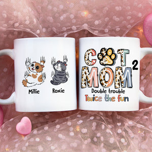 Personalized Gifts For Cat Mom Coffee Mug 04QHDT230324 Mother's Day - Coffee Mugs - GoDuckee