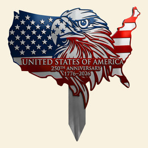 Eagle Of Proud Land Metal Sign - Personalized Gifts For Patriots 01qhdt260226 - Metal Signs - GoDuckee