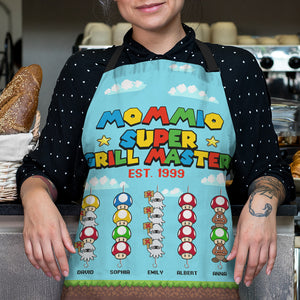 Personalized Gifts For Mom Aprons Grill Master 03htqn010324 - Aprons - GoDuckee