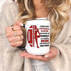 Football Mom Coffee Mug – Personalized Gifts For Mom 01huqn050126 - Coffee Mug - GoDuckee