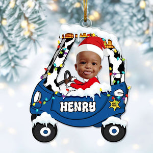 Custom Photo Gift For Kid Christmas Ornament 02KALU211124 - Ornament - GoDuckee