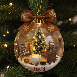 Vintage Coffee Ornament - Personalized Gifts For Coffee Lovers 01palu041125 - Ornament - GoDuckee