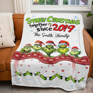 Personalized Christmas Gifts For Family Blanket 03ohpu131124 Stolen Christmas Together - Blanket - GoDuckee