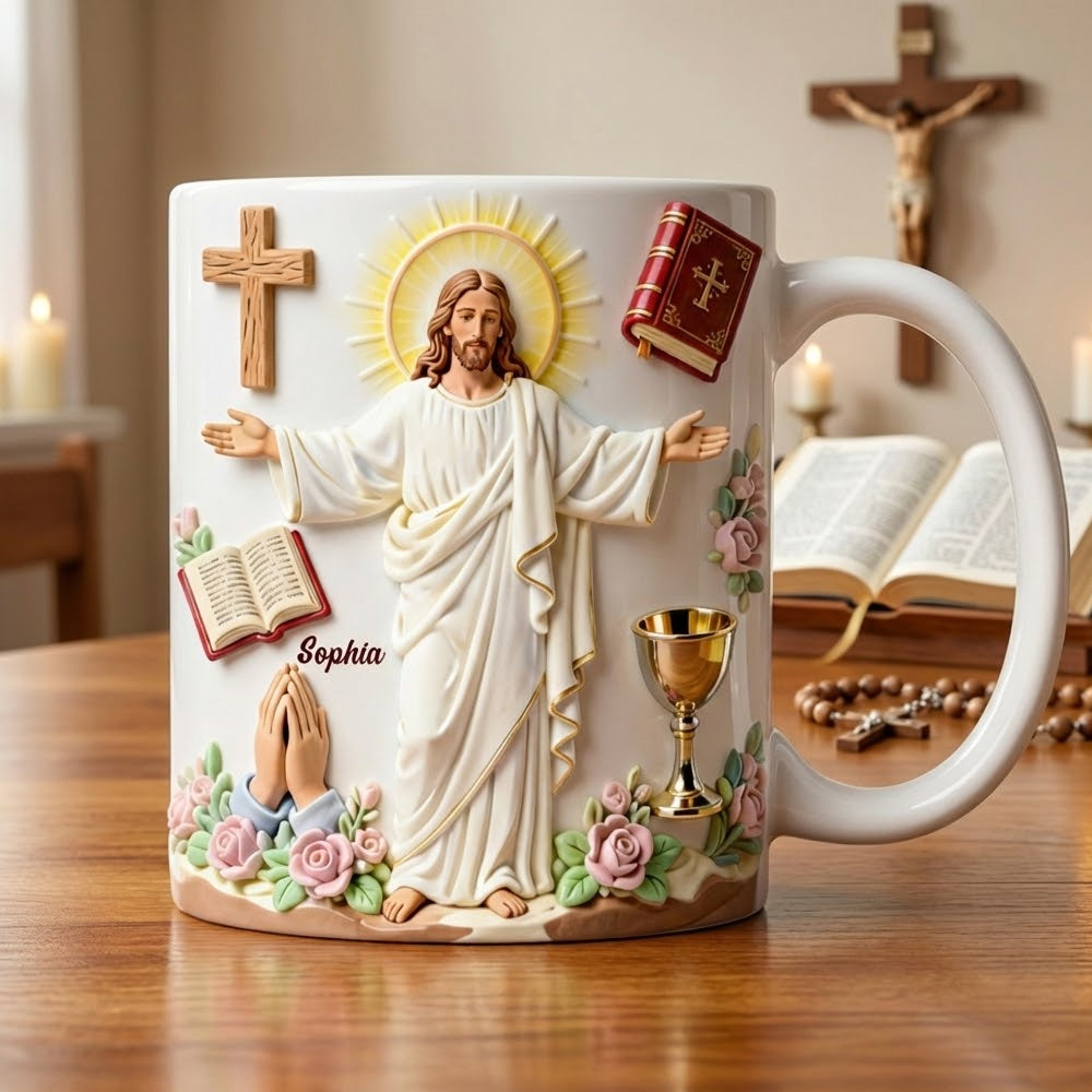 Faith In Christ Coffee Mug - Personalized Gift For Christian 05NATN311225 - Coffee Mug - GoDuckee