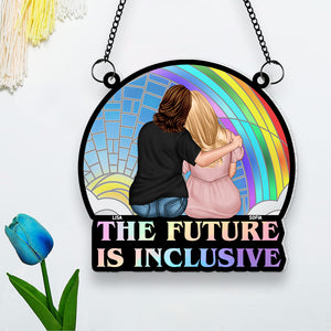 Personalized Gifts For Couple Suncatcher Window Hanging Ornament 01XQMH190624TM - Ornament - GoDuckee