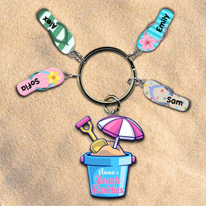 Personalized Gifts For Grandma Keychain With Charms 02NAMH040724 - Keychains - GoDuckee