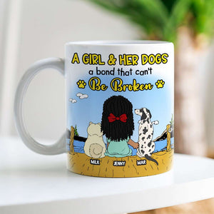 Personalized Gifts For Dog Lovers Coffee Mug 01NAMH250225HG - Coffee Mug - GoDuckee