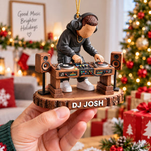 DJ Acrylic Ornament - Personalized Gifts For Christmas 04naqn100926 - Ornament - GoDuckee