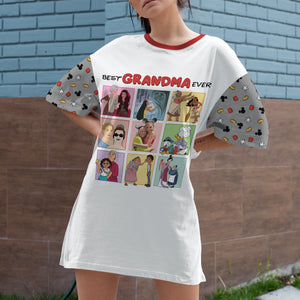 Custom Photo Gifts For Grandma Raglan Dress Best Grandma Ever 032hutn150224 Mother's Day Gifts - 3D Shirts - GoDuckee