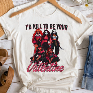 Valentine Gifts For Horror Fans Shirt 252acxx260824 - Shirts - GoDuckee