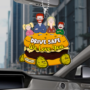 Personalized Gifts For Family Car Ornament, Drive Safe We Love You 03tgpu120225hg - Ornament - GoDuckee