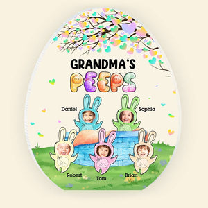 Custom Photo Gifts For Grandma Acrylic Shape Plaque Bunny Kids 01QHDT190224 - Shaped Plaques - GoDuckee