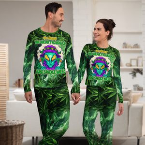 Gifts For Weed Lovers Pajama Set 03totn051224 On Sunday We Smoke Weed - Pajama Set - GoDuckee