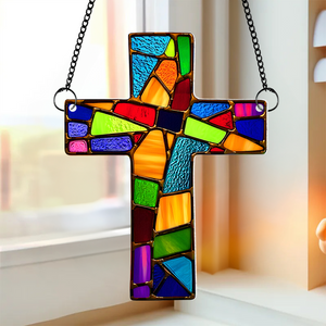 Personalized Gifts For Jesus Lover Suncatcher Ornament 06hupu070325 - Ornament - GoDuckee