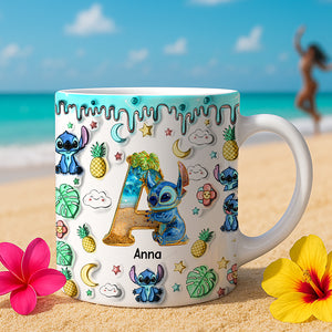 Custom Alphabet Letter Coffee Mug – Personalized Gifts for Cute Monsters 01tgqn110625 - Coffee Mug - GoDuckee