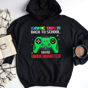 Game Over Back To School Personalized Shirt-4OHTN270623 - Shirts - GoDuckee