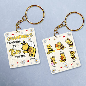Personalized Gifts For Grandma Keychain Grandma's Reasons 061htqn260224 - Keychains - GoDuckee