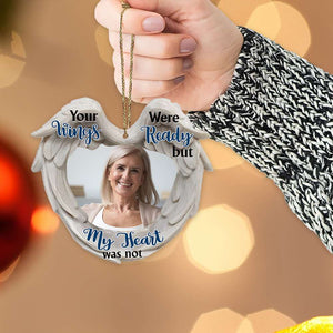 Custom Photo Gifts For Memorial Heaven Ornament 02NAMH140824 - Ornament - GoDuckee