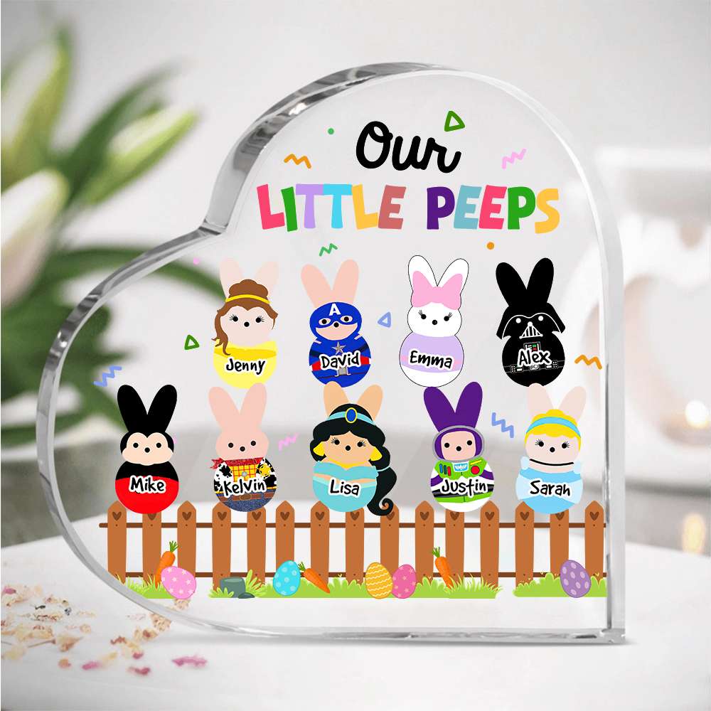 Gift For Family, Personalized Acrylic Plaque, Bunny Easter Kid Plaque 04NAHN050124 - Decorative Plaques - GoDuckee