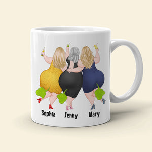 Friendship Is Like A Fart- Gift For Friends-Personalized Coffee Mug- Funny Fart Besties Mug - Coffee Mug - GoDuckee