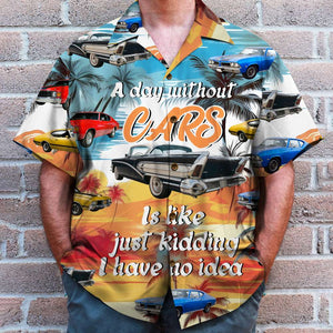 Custom Photo Gifts For Classic Car Lover Hawaiian Shirt 03DGMH050724 - Hawaiian Shirts - GoDuckee