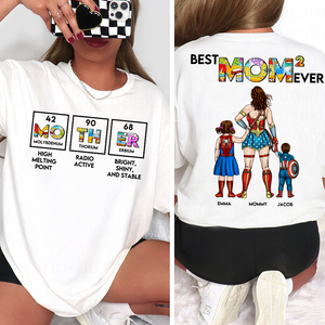 Personalized Gifts For Mom Shirt 02topu250325pa Best Mom Ever - Shirts - GoDuckee