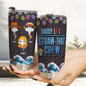 Personalized Gift For Couple Tumbler Daddy Lil Crew 06KAHN080124HA - Tumbler Cup - GoDuckee