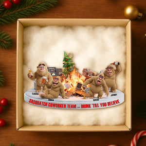 Bigfoot Christmas Ornament Personalized Gifts For Coworkers 01ohtn241125 - Ornament - GoDuckee