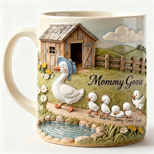 Nanna Goose Coffee Mug - Personalized Mother's Day Gifts 04NADT280226 - Coffee Mug - GoDuckee