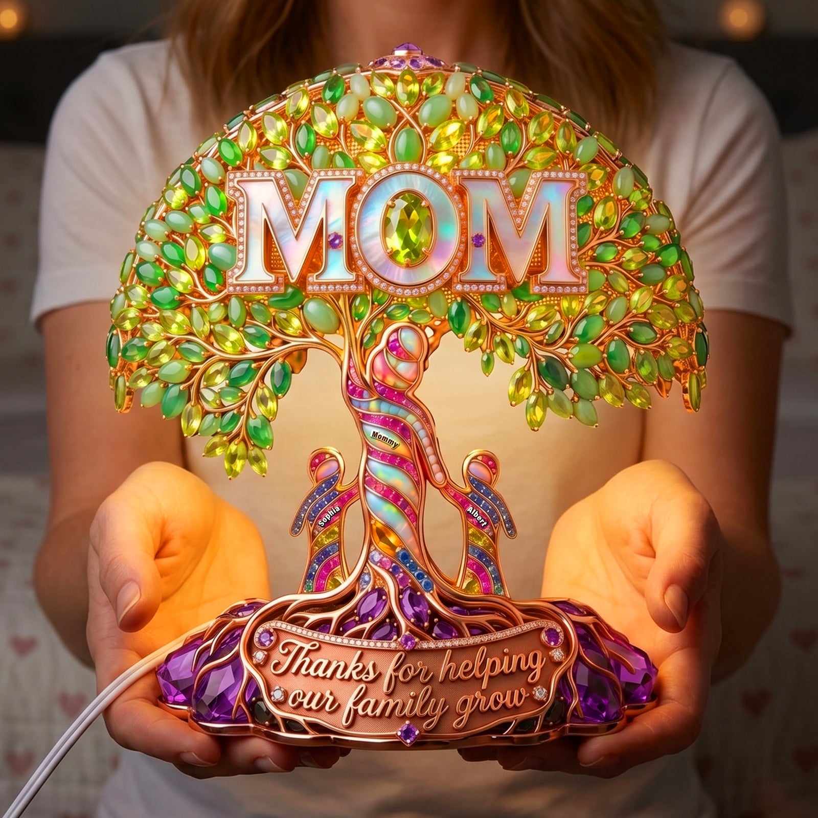 Mom Tree Of Life Light Box - Personalized Gift For Moms 03HUQN170426 - Light Box - GoDuckee