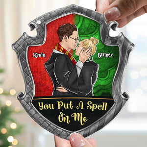 Personalized Gift For Wizard Couple 01HUDT160924PA You Put A Spell On Me Suncatcher Ornament - Ornament - GoDuckee