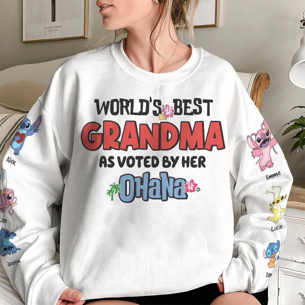 Personalized Gifts For Grandma 3D Shirt World's Best Grandma 05QHHN190224 - 3D Shirts - GoDuckee