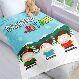 Personalized Gifts For Grandma, Movie Characters Blanket 02TOLU021124HG - Blanket - GoDuckee