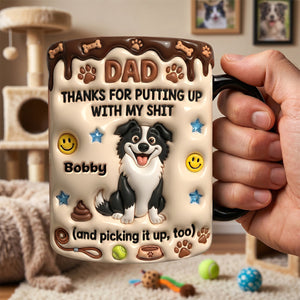 Dog Dad Magic Ceramic Coffee Mug - Personalized Gifts For Dad 021TYDH210526 - Coffee Mug - GoDuckee
