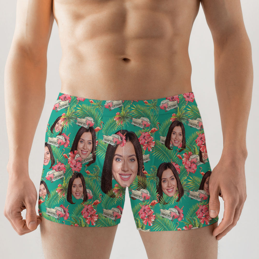 Custom Photo, Husband Boxer, Gift For Husband, 04ACPO230623 - Boxer Briefs - GoDuckee