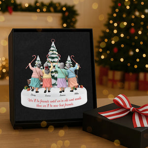 Personalized Gifts For Christmas, Old Friend Acrylic Ornament 02nata181025 - Ornament - GoDuckee