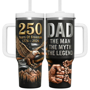 America 250th Anniversary Tumbler - Personalized Gifts For Dad 04naqn020326 - Tumbler Cup - GoDuckee