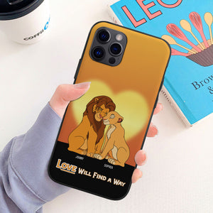 Personalized Gifts for Couple, Lion Couple Love Will Find A Way Phone Case 03TOLU170824HG - Phone Case - GoDuckee