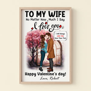 I Will Always Love You, Personalized Canvas, Kissing Couple Gifts - Poster & Canvas - GoDuckee