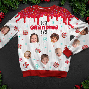 Custom Photo Gift for Grandma, Best Grandma Ever Sweatshirt 02TOQN051024 - AOP Products - GoDuckee