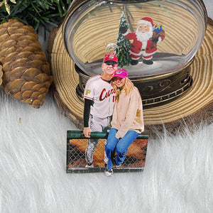 Custom Photo Gifts for Baseball Couple Ornament 47acvp140924 - Ornament - GoDuckee