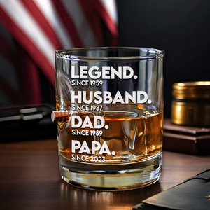 Dad Bullet Glass - Personalized Gift For Dad 04ACPU170525 - Bullet Glass - GoDuckee