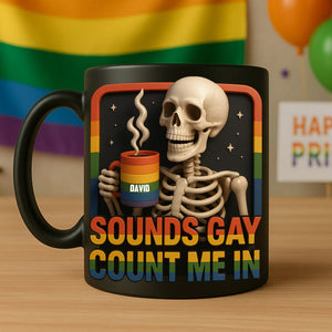 Skeleton LGBT Mug - Personalized Gifts For LGBT 02totn310525 - Coffee Mug - GoDuckee