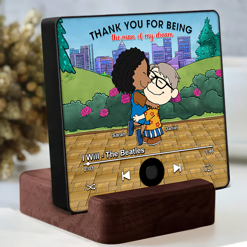 Custom Music Fridge Magnet Gifts For Couple 05toqn251224hg - Fridge Magnet - GoDuckee