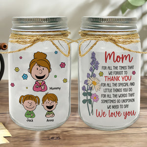 Personalized Gifts For Mom Mason Jar Light 02totn110125hh - Drink Jar - GoDuckee