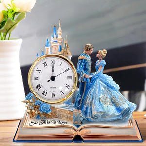 Couple Desk Clock Plaque - Personalized Gifts For Couple 03TGQN240525 - Clock Plaques - GoDuckee